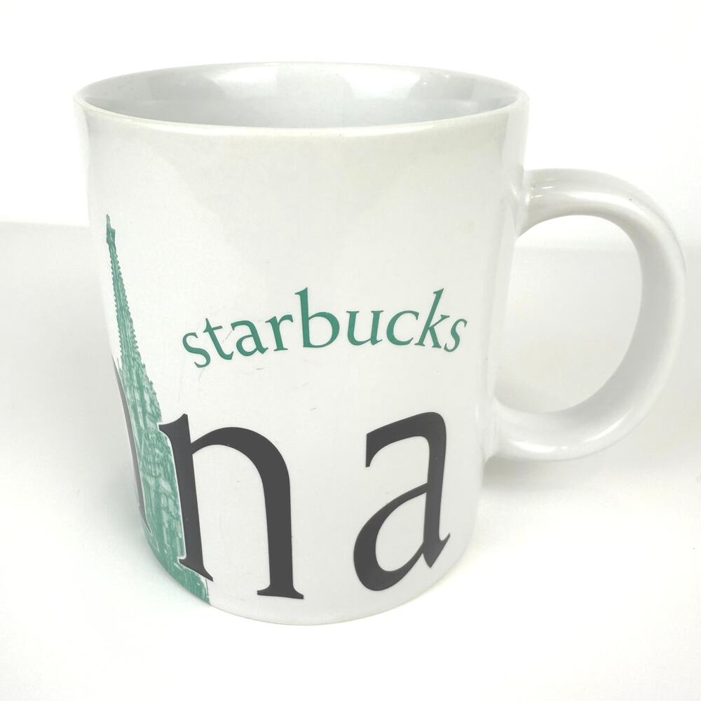 Starbucks Coffee Tea Mug Vienna 2002 Collector's Series St Stephen's Cathedral